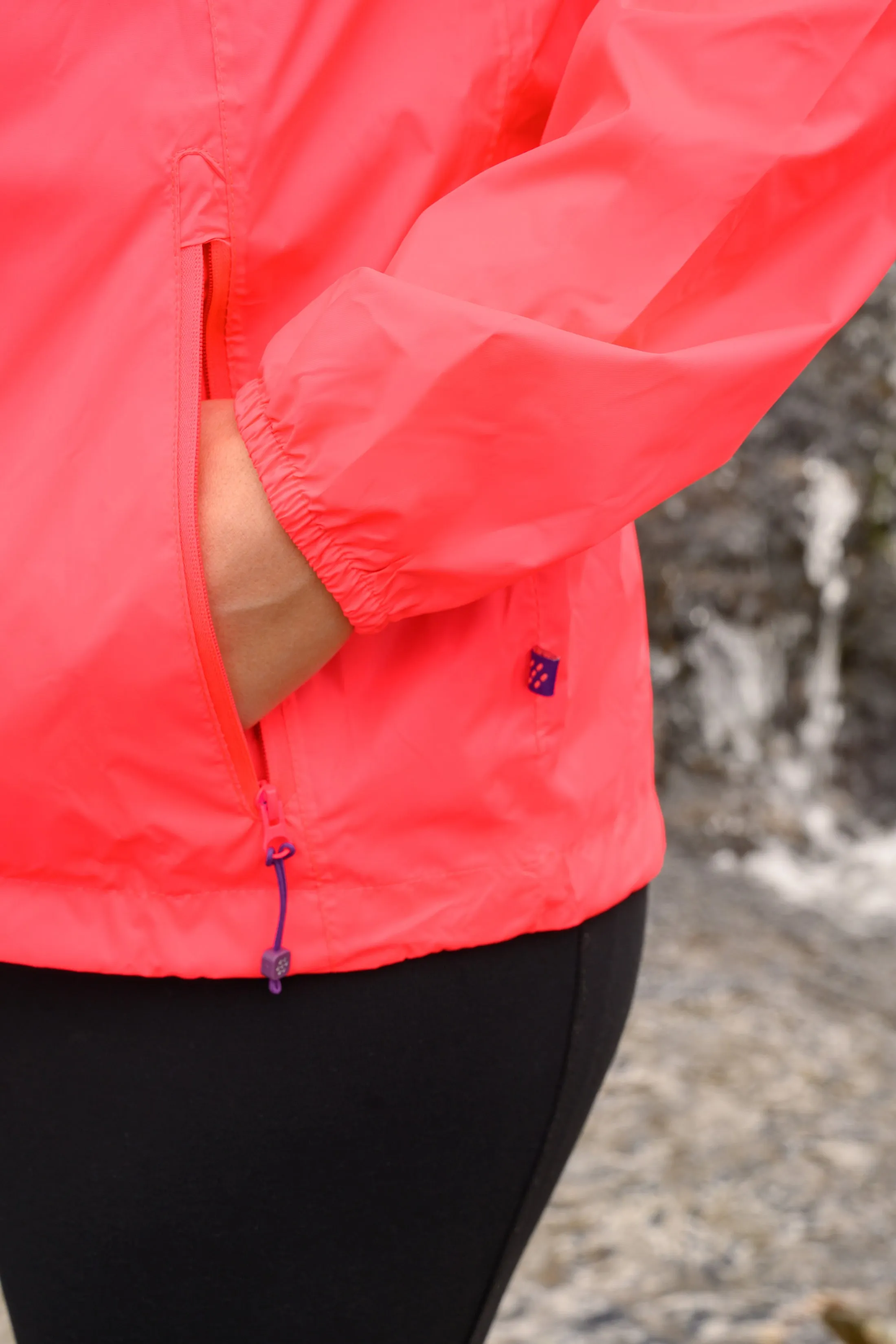 MAC IN A SAC ORIGIN II PACKABLE WATERPROOF JACKET - NEON WATERMELON