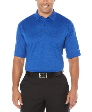Mens Cooling Heathered Polo