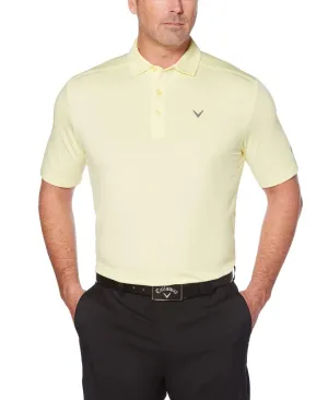 Mens Cooling Micro Hex Polo With Chevron
