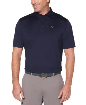 Mens Cooling Micro Hex Polo With Chevron
