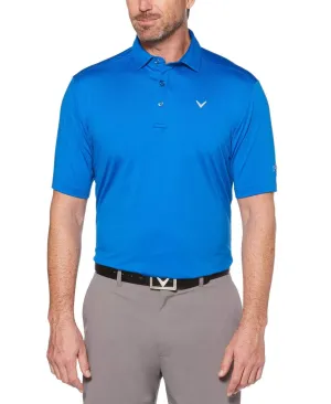 Mens Cooling Micro Hex Polo With Chevron