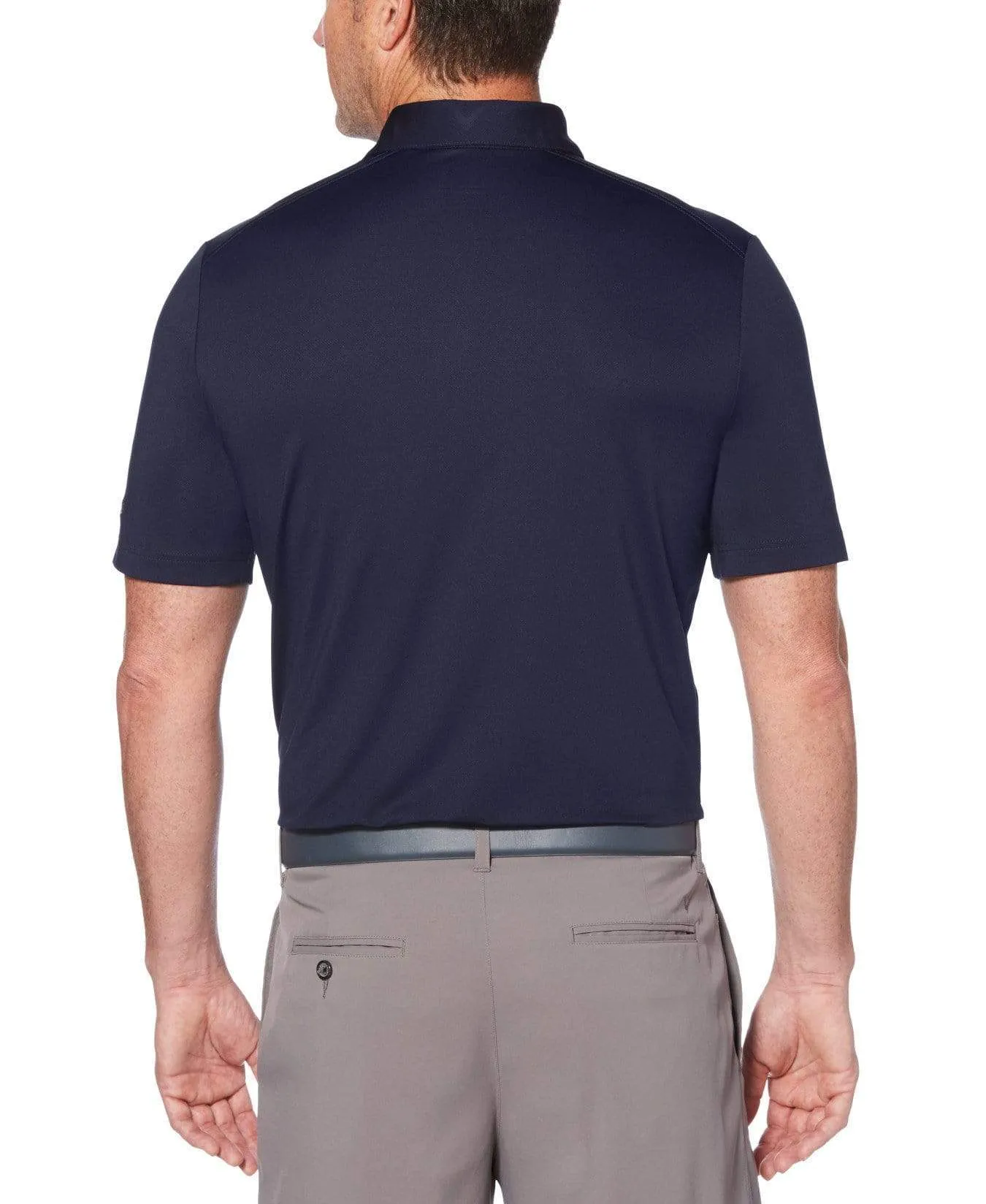 Mens Cooling Micro Hex Polo With Chevron