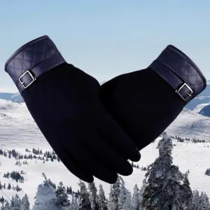 Men's Cotton Thermal Winter Motorcycle Ski Snow Snowboard Gloves