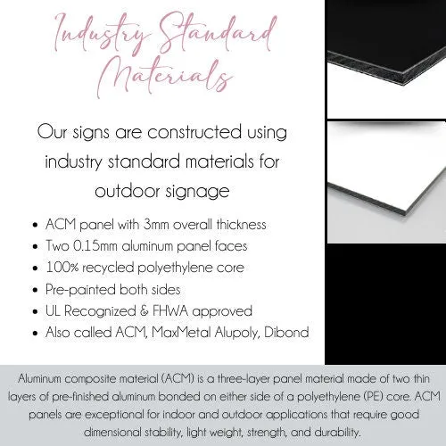 Metal Sign - 2-Sided NO BRACKET - Perfect for Businesses, House Signs and more! - Many sizes to choose from Custom Shaped Outdoor