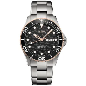 Mido Mido Ocean Star Clock Caliber 80 42mm Black Automatic Steel M042.430.21.051.00