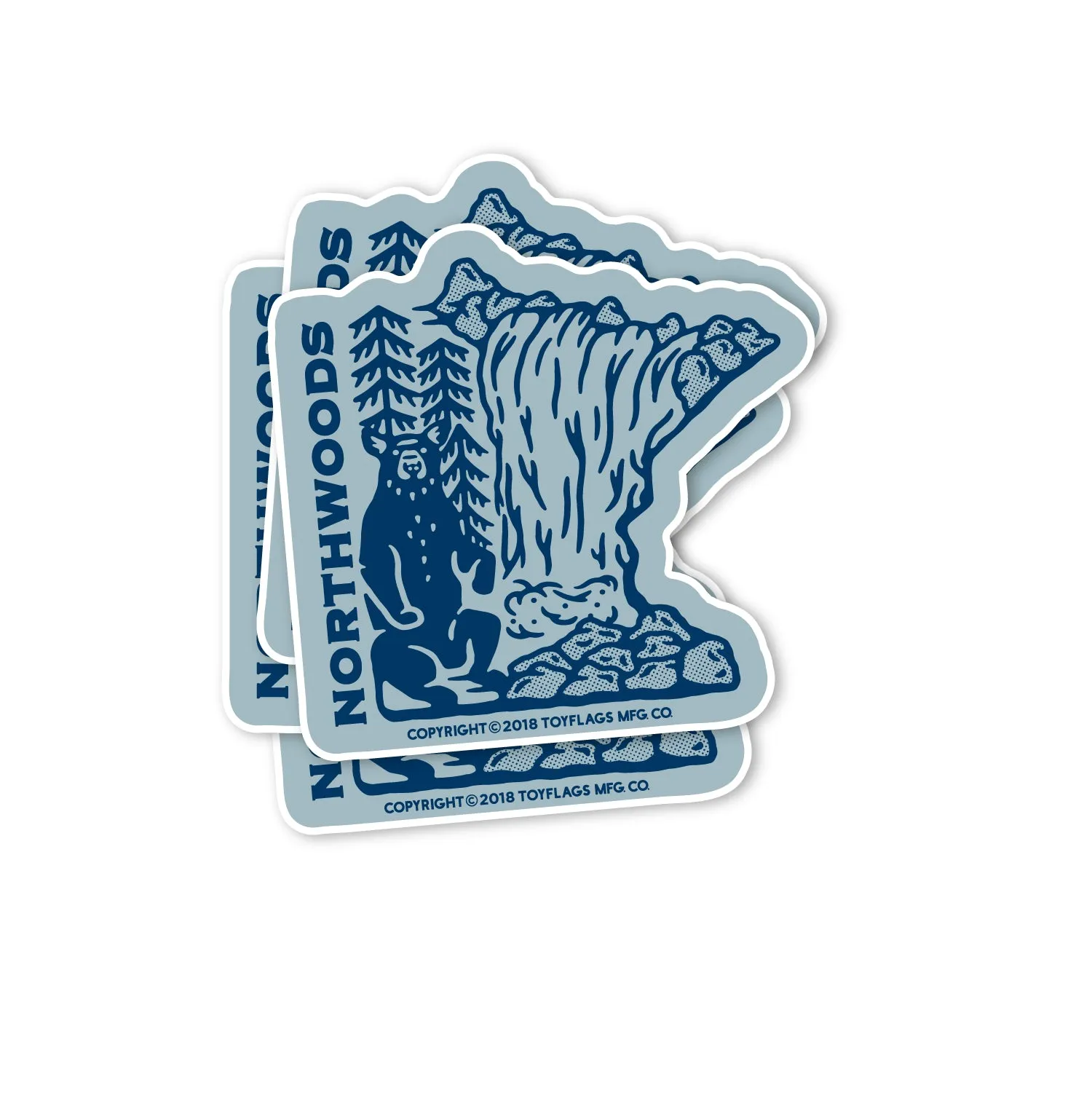 Minnesota Northwoods sticker