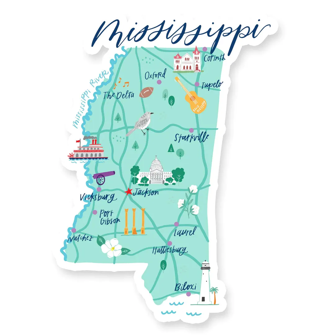 Mississippi State Sticker