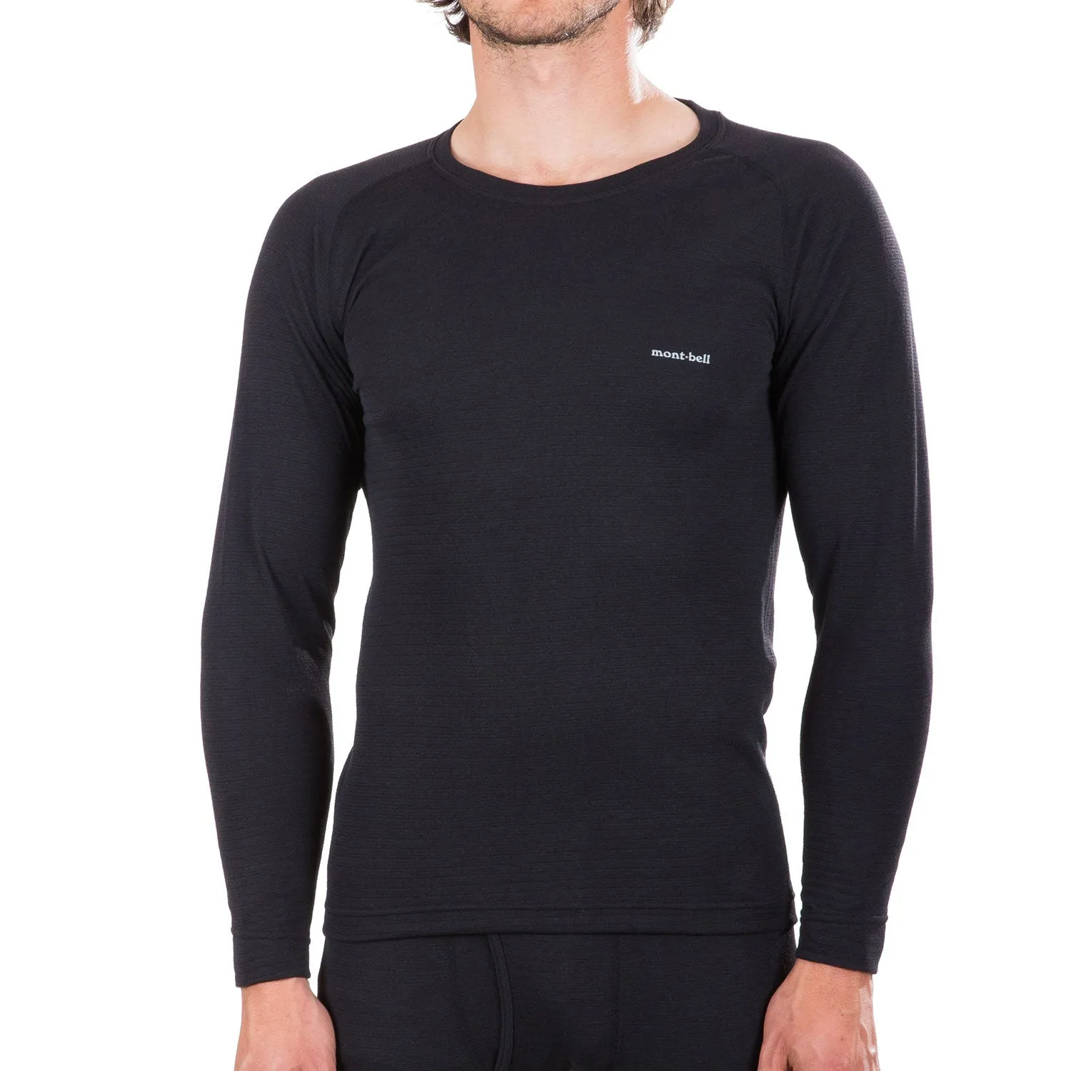 Montbell Super Merino Wool Light Weight Round Neck Shirt Men's