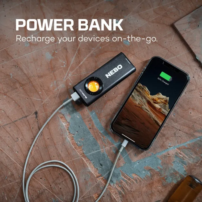 Nebo Slim  1200echargeable Pocket Light with Laser Pointer