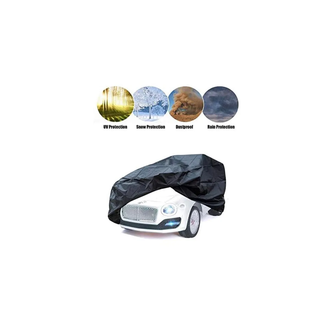 New 2025 Ride On Car Covers | Black | S/M Vehicles | Protect From Rain/Sun/Dust/Snow/Leaves