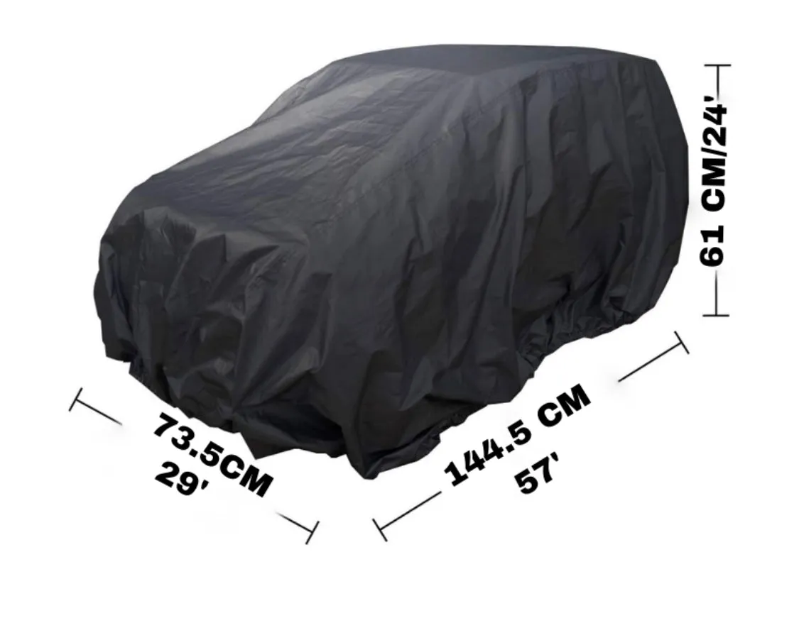 New 2025 Ride On Car Covers | Black | S/M Vehicles | Protect From Rain/Sun/Dust/Snow/Leaves