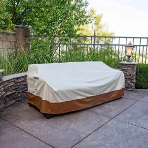 New SONGMICS Patio Sofa Cover, 600D 3-Seater Bench Deep Chaise Lounge Protective Cover, Retails $158 