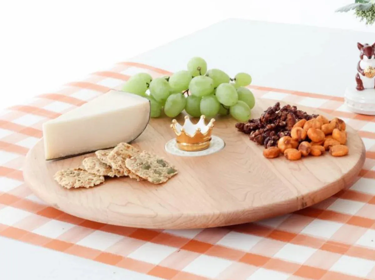 Nora Fleming Maple Lazy Susan