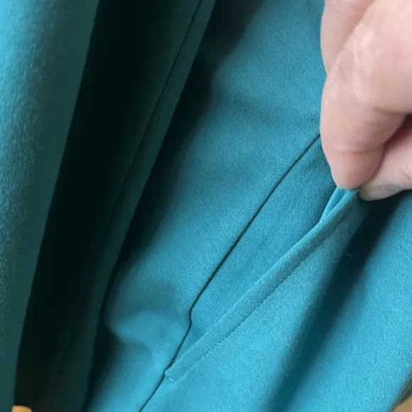 NWT J. Jill Turquoise Blue Double Button Jacket/Blazer Woman Size Large