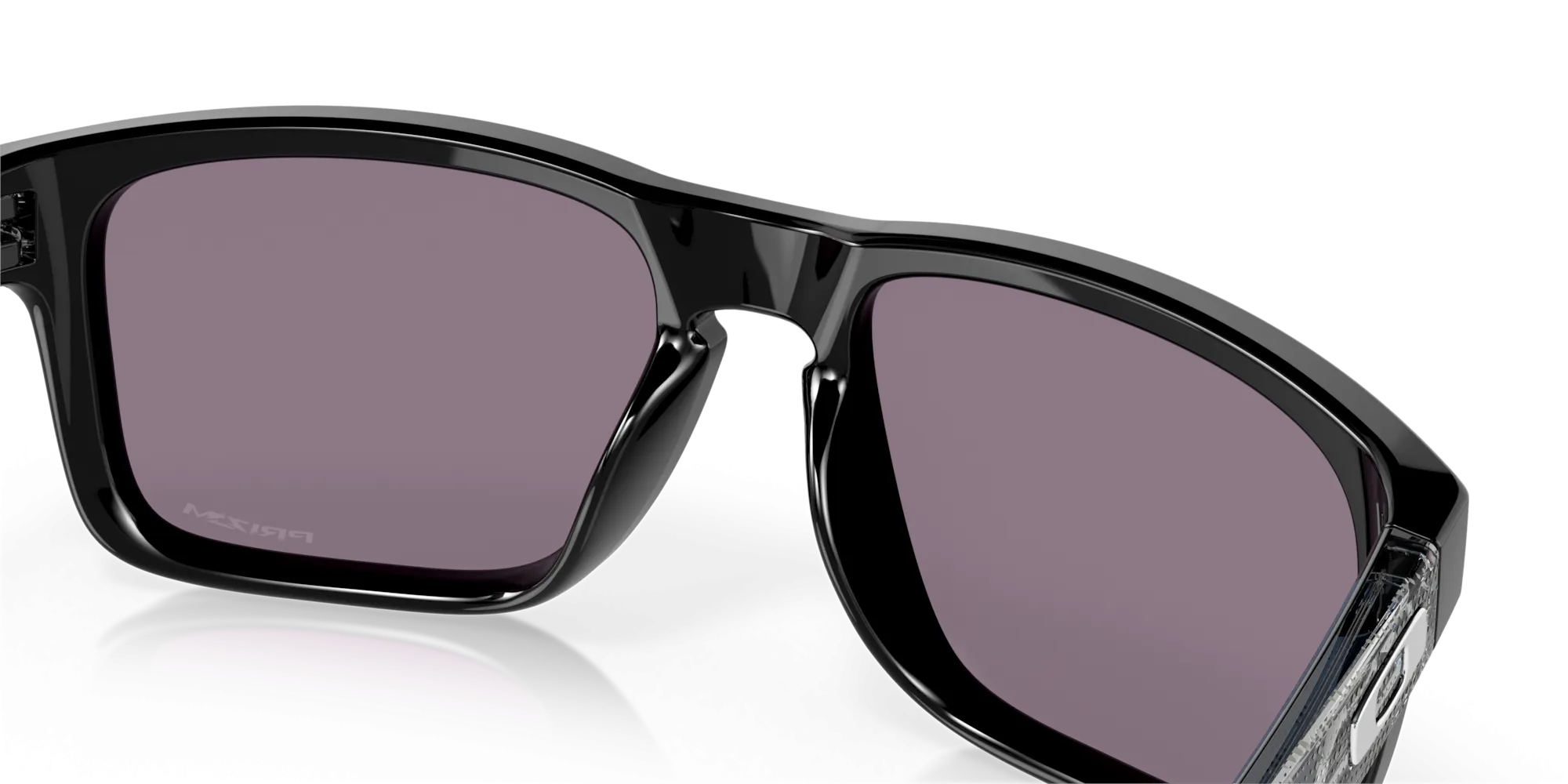 Oakley Holbrook High Resolution Collection Sunglasses - Polished Black with Prizm Grey Lenses