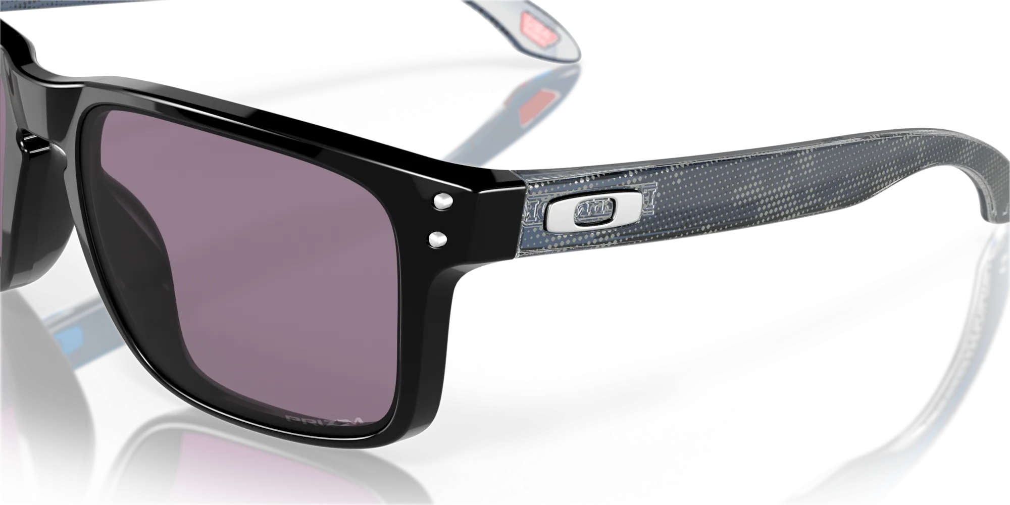 Oakley Holbrook High Resolution Collection Sunglasses - Polished Black with Prizm Grey Lenses