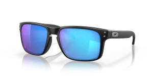 Oakley Holbrook Sunglasses - Matte Black w/ prizm Sapphire Iridium Polarized