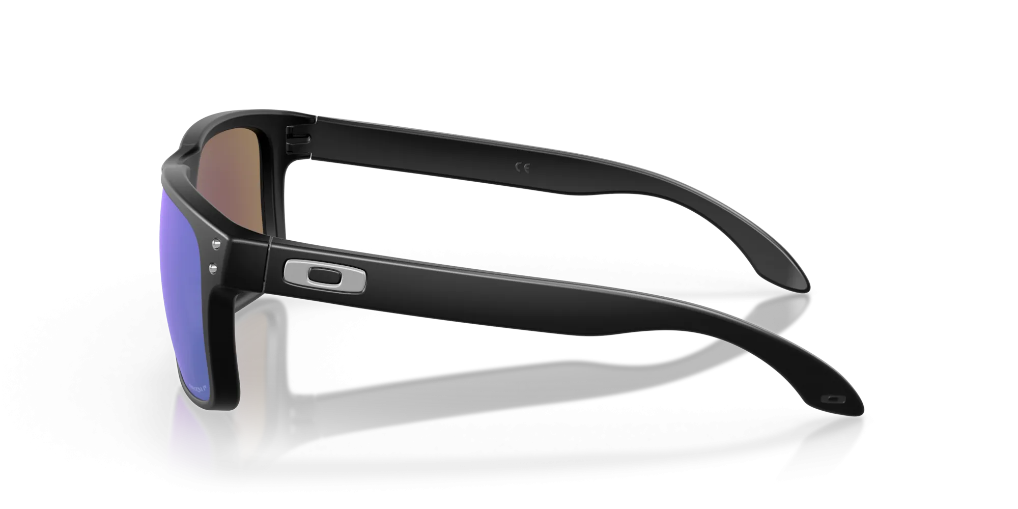 Oakley Holbrook Sunglasses - Matte Black w/ prizm Sapphire Iridium Polarized