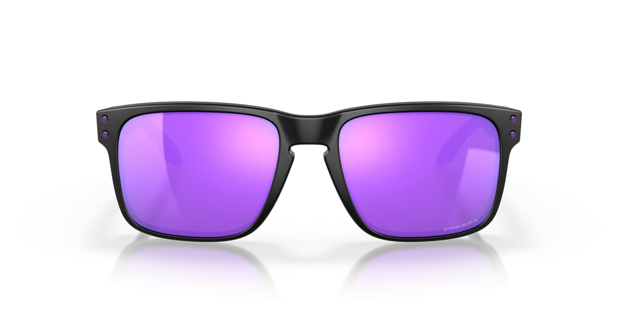 Oakley Holbrook Sunglasses - Matte Black w/ prizm Violet