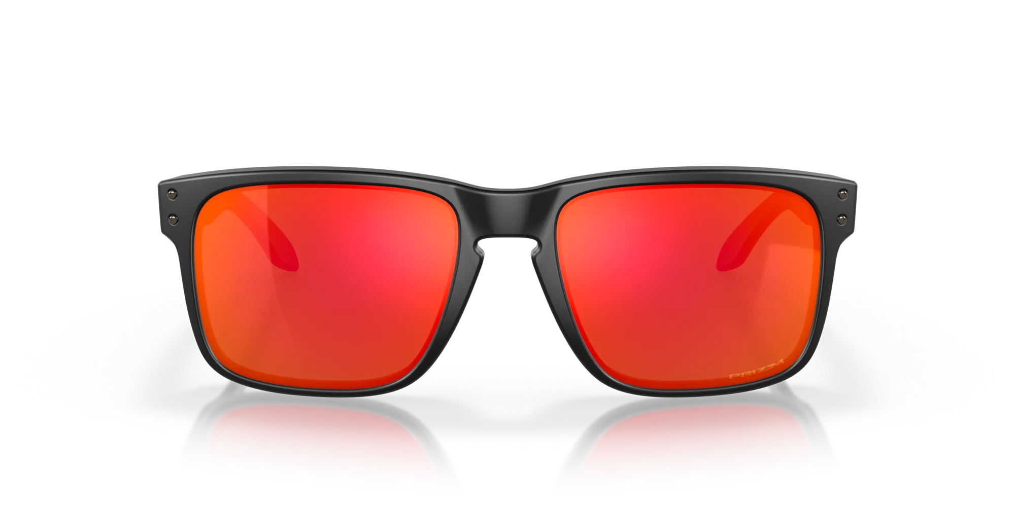 Oakley Holbrook Sunglasses - Matte Black with Prizm Ruby Lenses