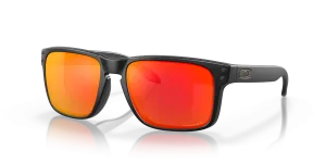 Oakley Holbrook Sunglasses - Matte Black with Prizm Ruby Lenses