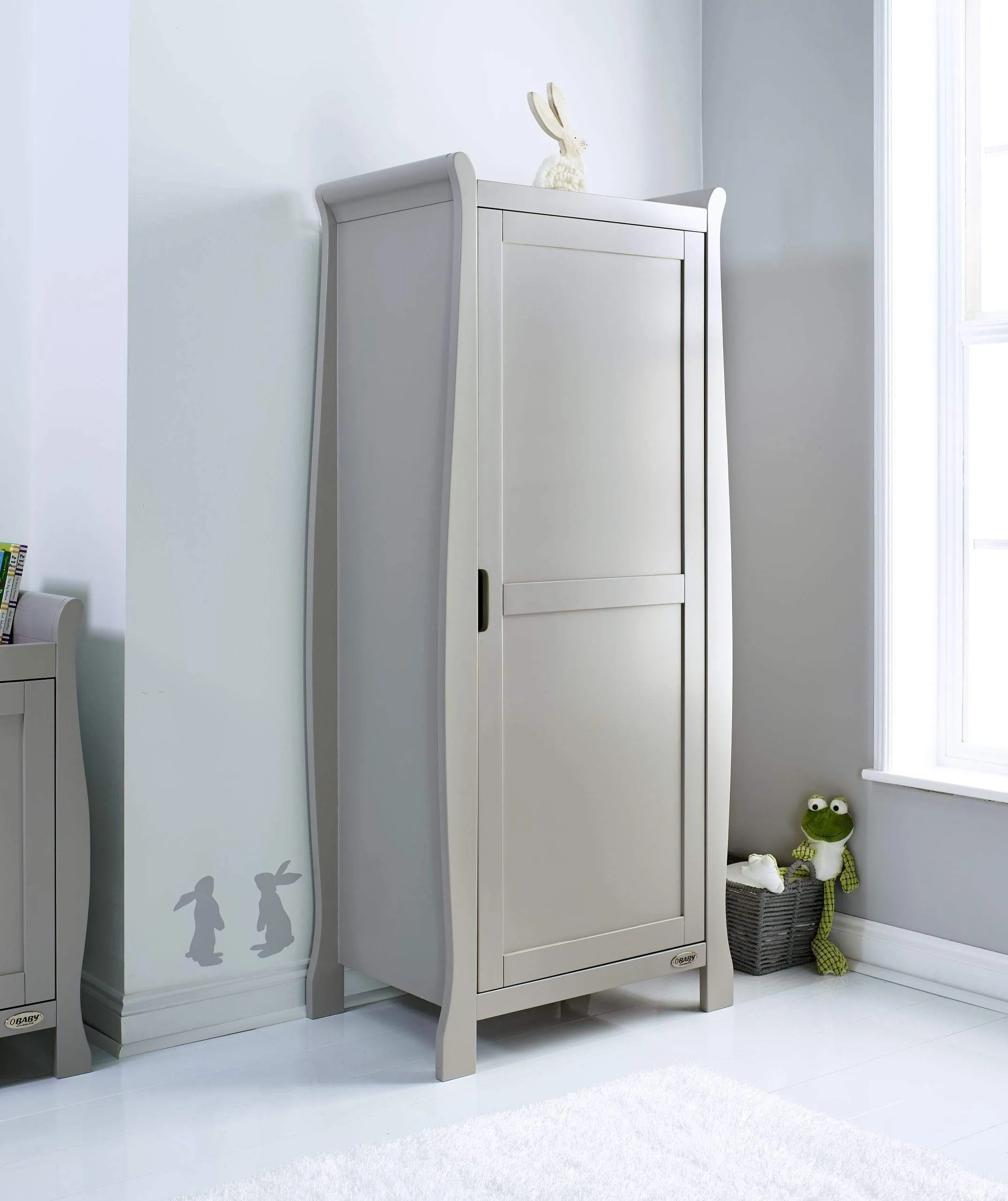 Obaby Stamford Space Saver 3 Piece Room Set - Warm Grey