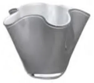 Onlylux Cachepot Wave Mini H 13cm Opal Grey Ol01741