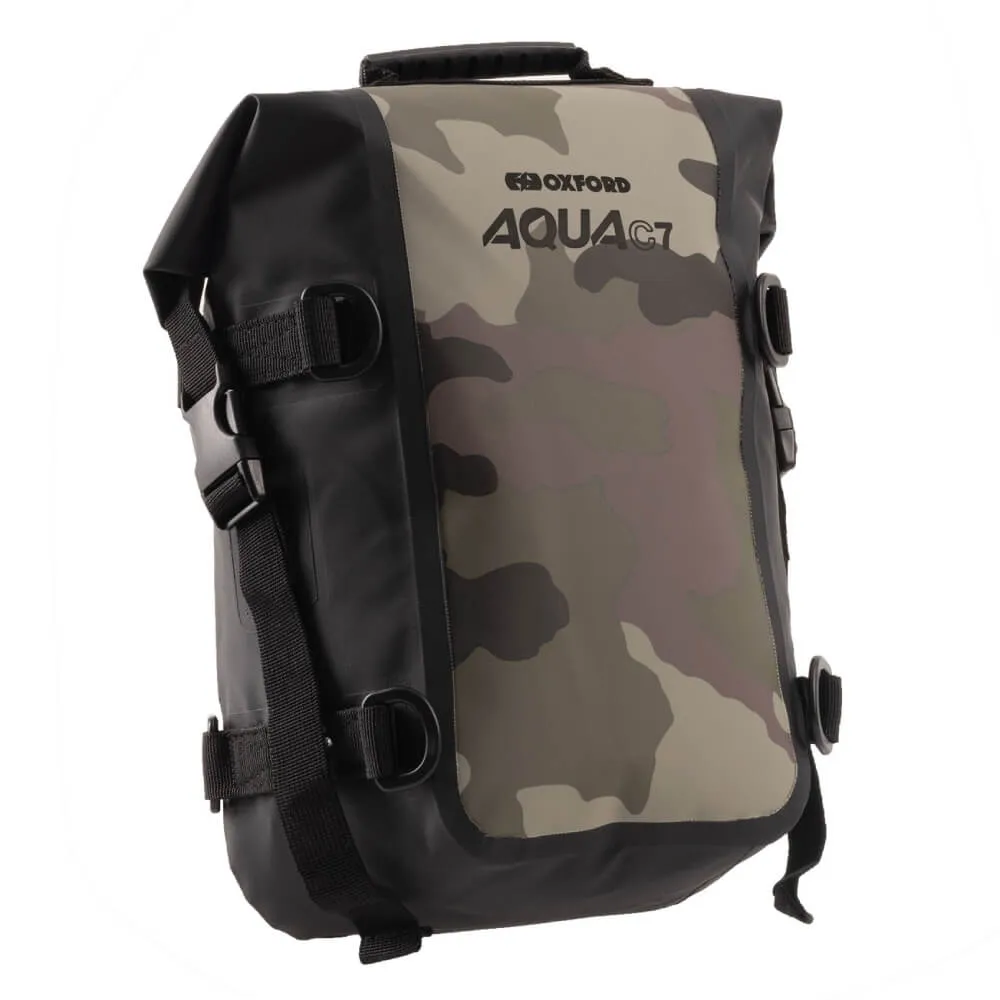 Oxford Aqua C7 Crash Bar Bag Camouflage