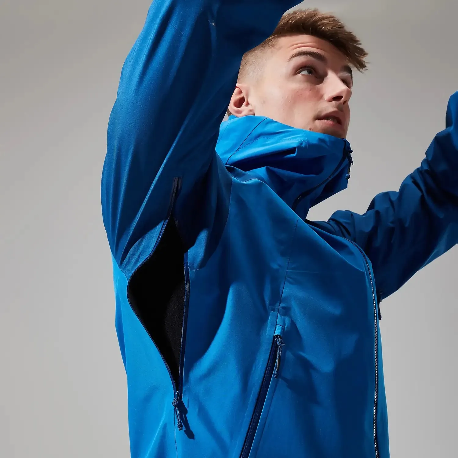 PACLITE PEAK VENT SHELL JKT - BLUE