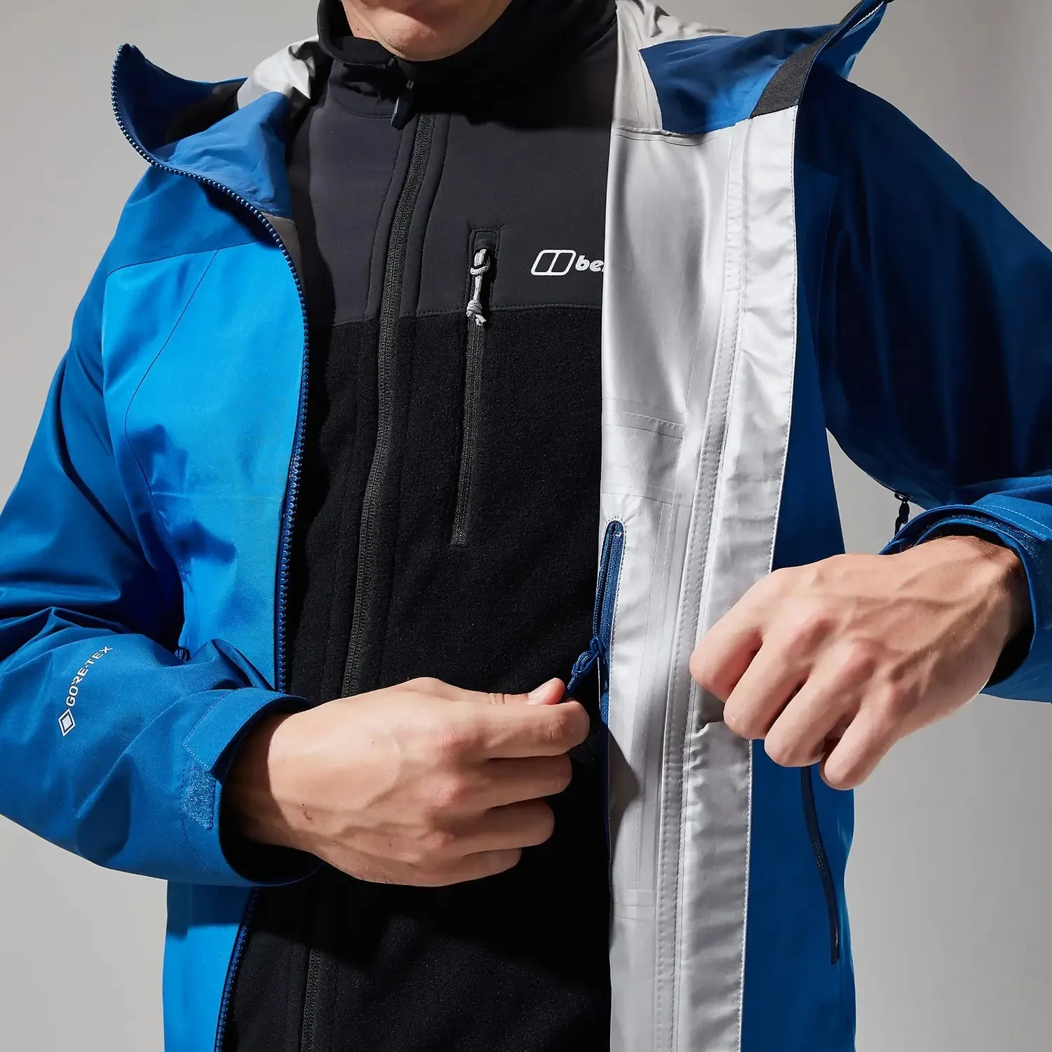 PACLITE PEAK VENT SHELL JKT - BLUE