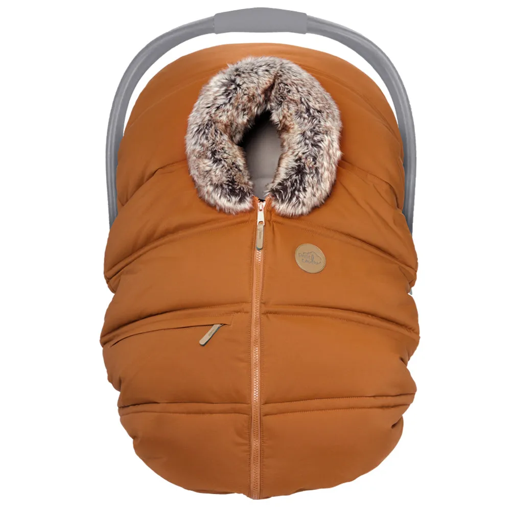 Petit Coulou Winter Car Seat Cover - Pecan Wolf