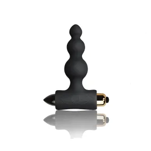 Petite Sensations Bubbles Black VIBRATING ANAL BEADS