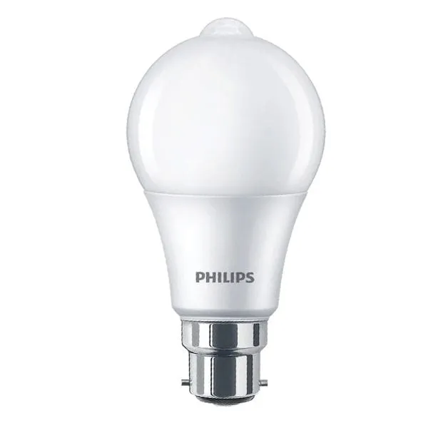 Philips Led Motion And Daylight Sensor Bulb 8-60W E27 Warm White - 929002058519