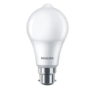 Philips Led Motion And Daylight Sensor Bulb 8-60W E27 Warm White - 929002058519