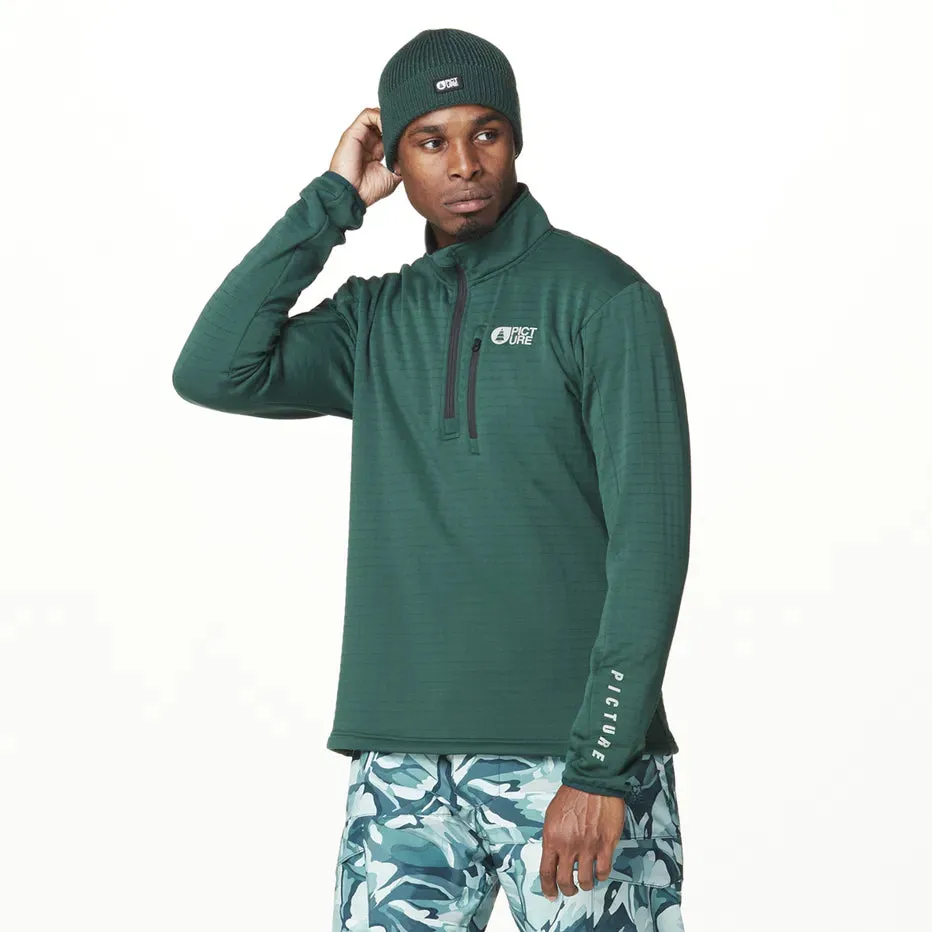 Picture Organic Men's Bake Grid 1/4 Zip Fleece 2025