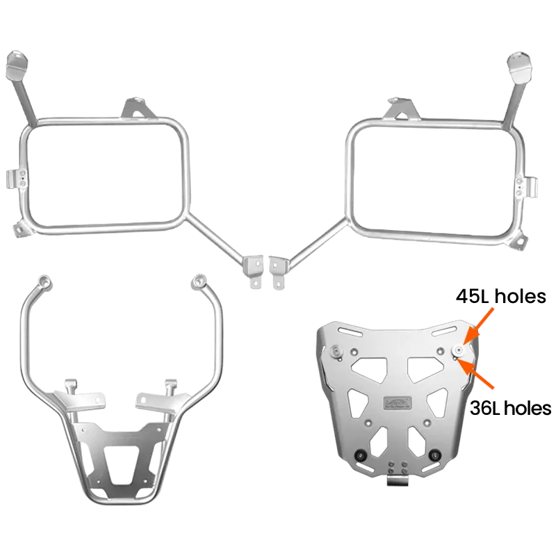 PIKE TRACKER Series Side Cases and Top Case-KTM 390Adventure (2021- )