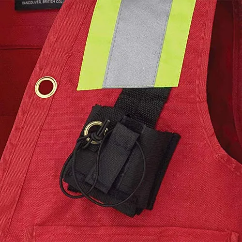 Pioneer Heavy-Duty Reflective Surveyor Safety Vest, 12 Pockets