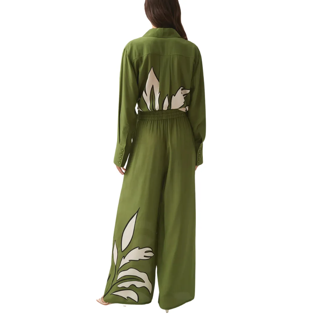 Planetary Silk Drawcord Pant