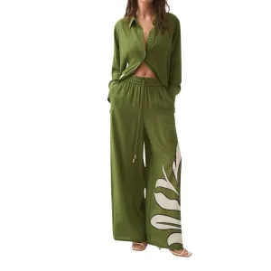 Planetary Silk Drawcord Pant