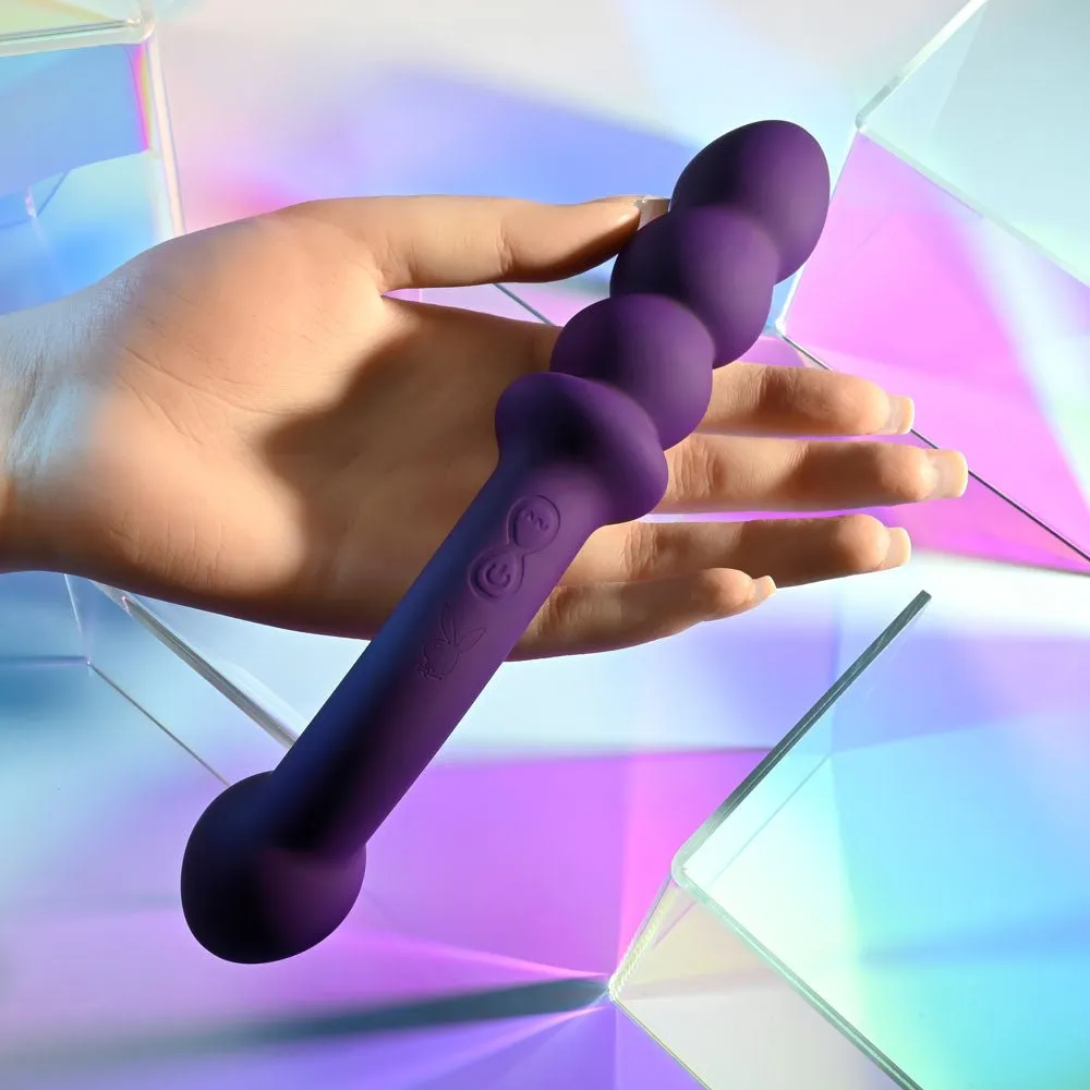 Playboy Pleasure The Seeker -  Double Ended Vibrator - Purple