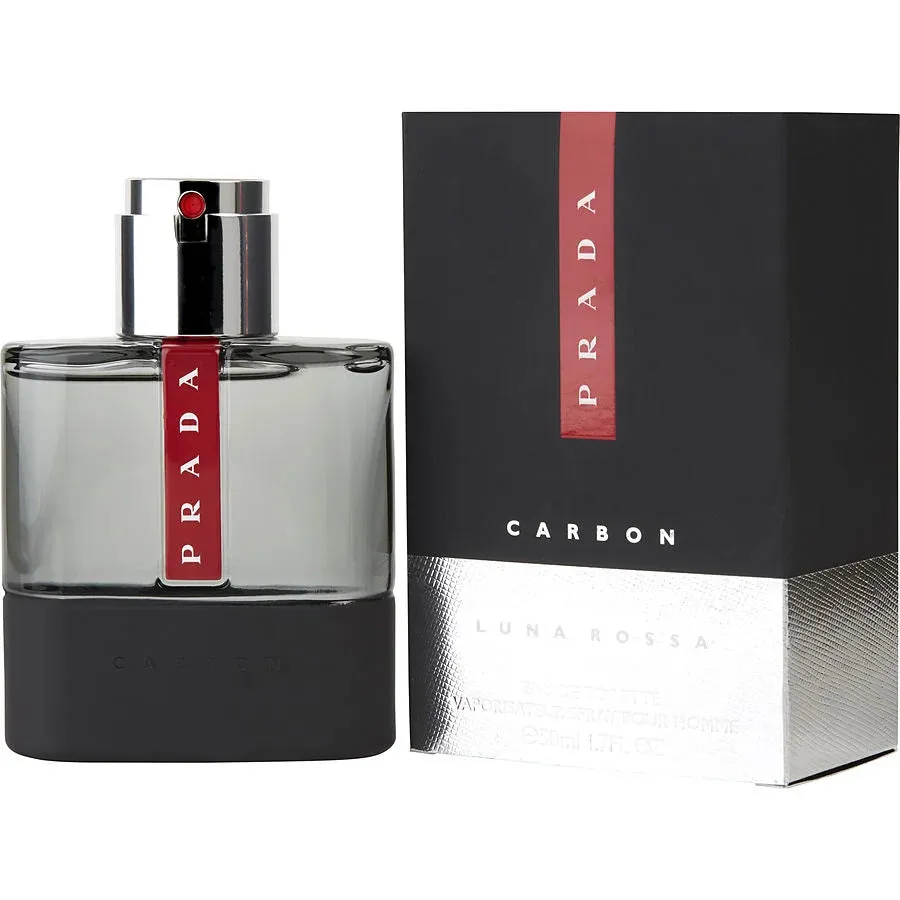Prada Luna Rossa Carbon 3.4oz Eau De Toilette Spray Men