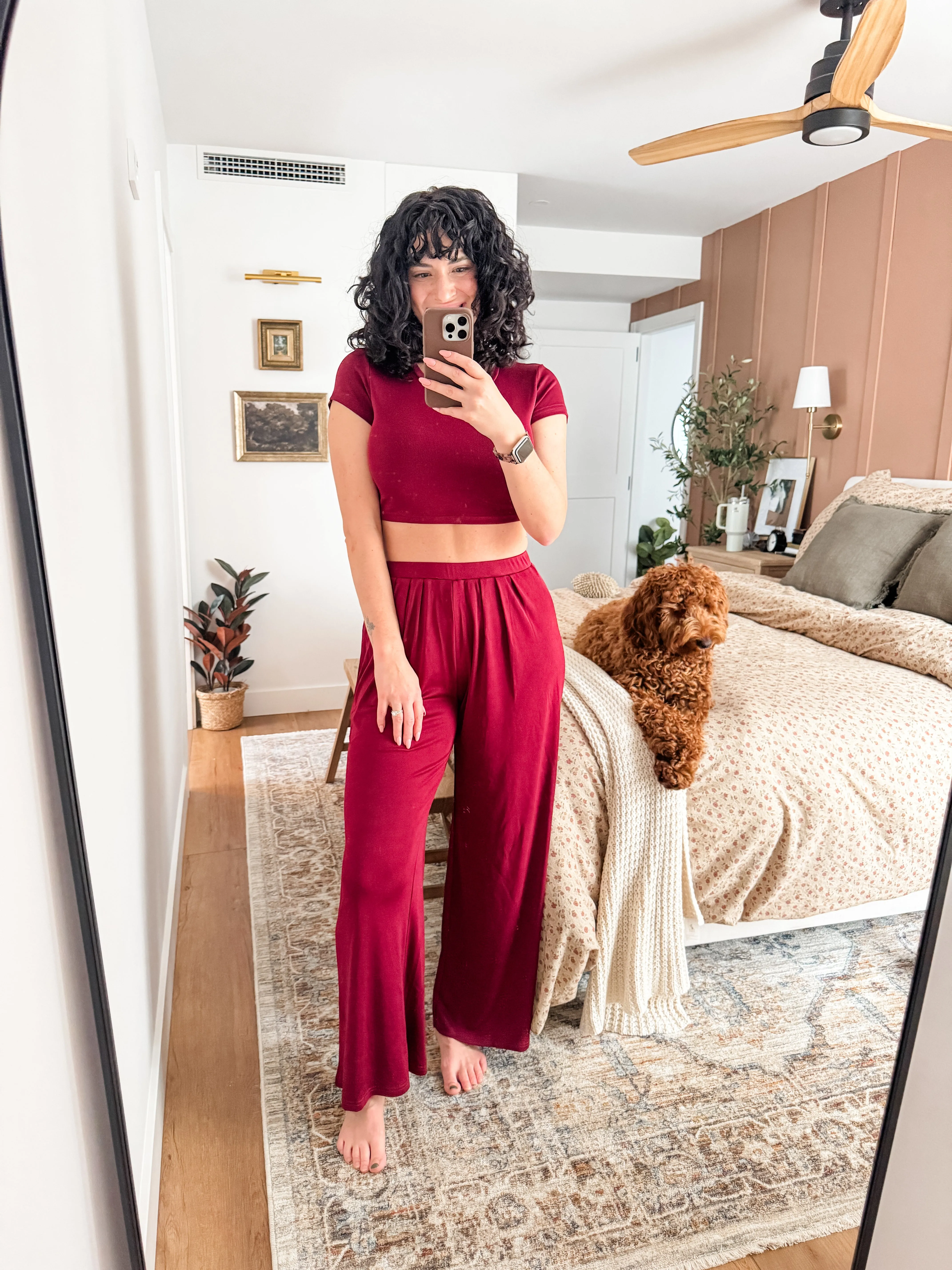 PREORDER Round Neck Top and Pants Set 3 Colors