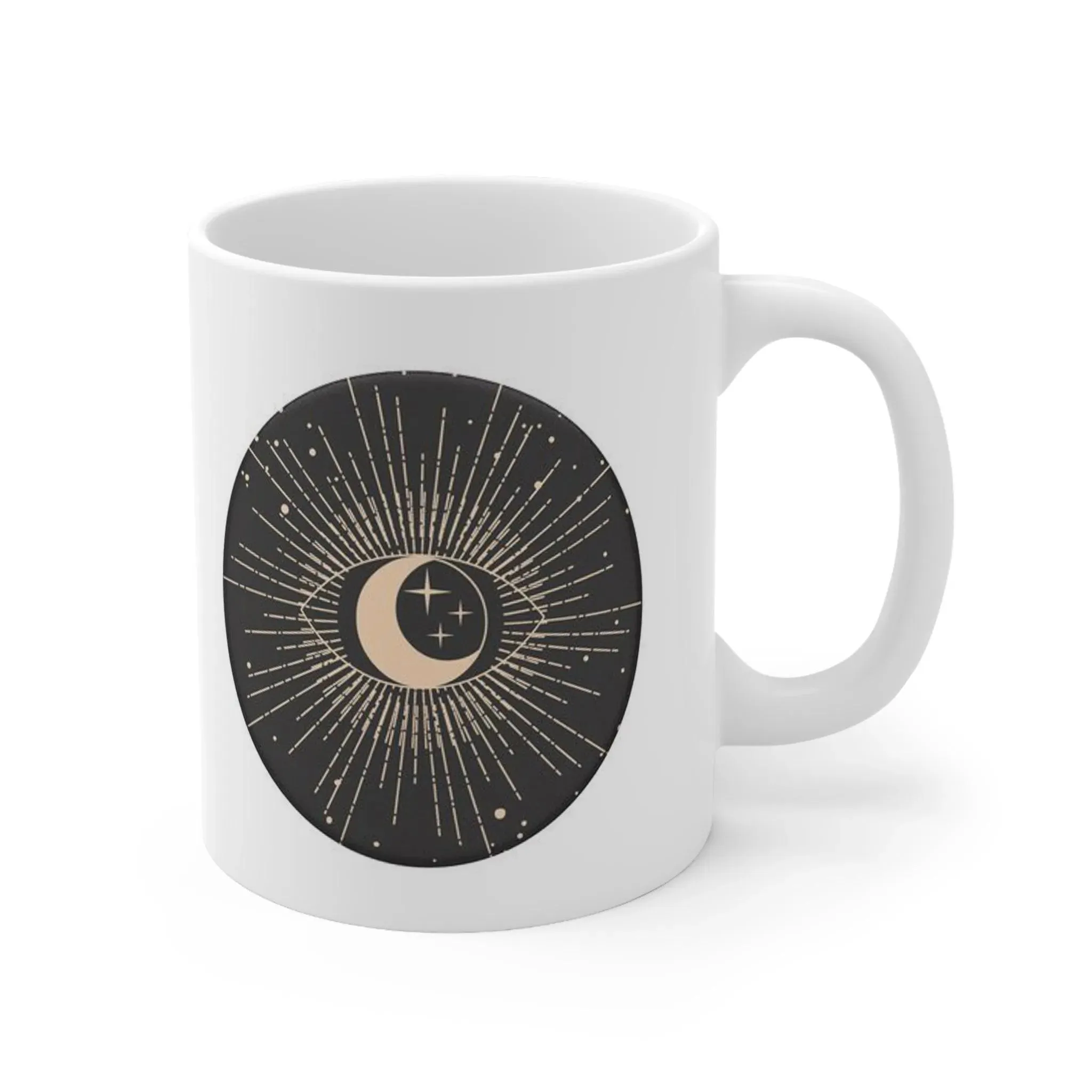 Procaffeinating Eye Ceramic Mug 11oz