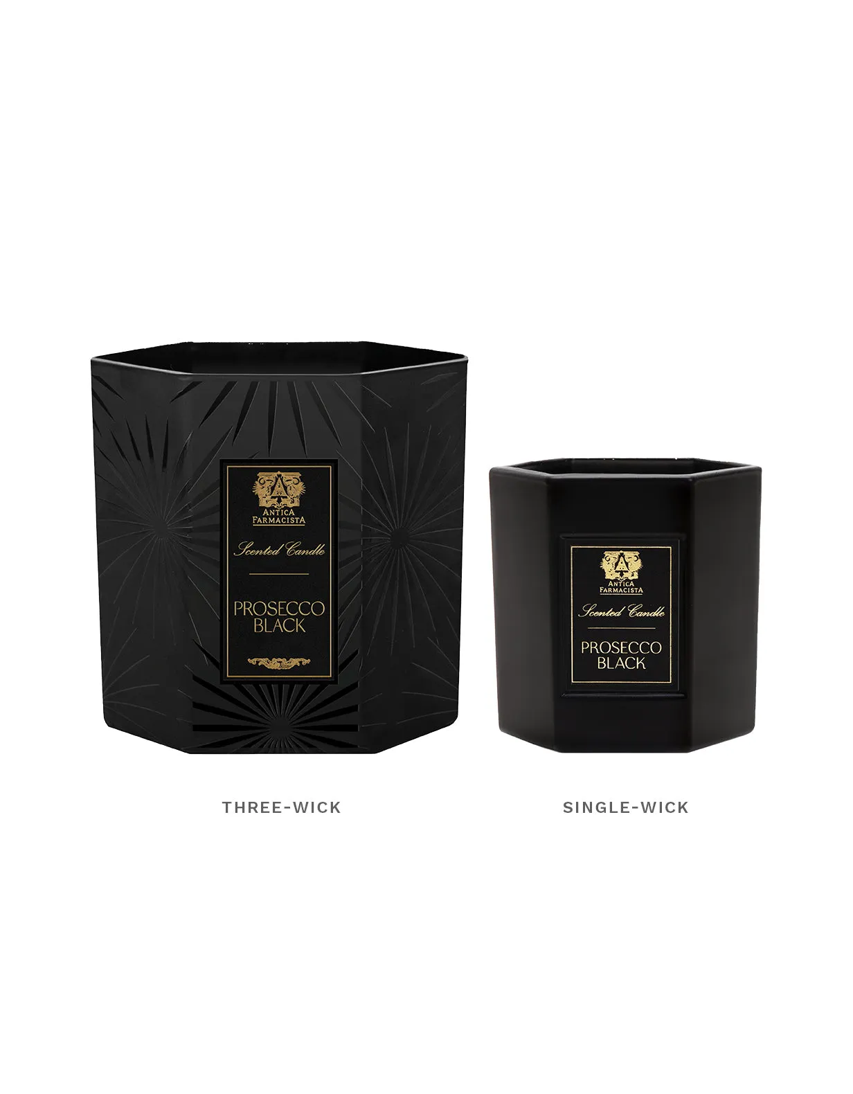Prosecco Black Three-Wick Candle