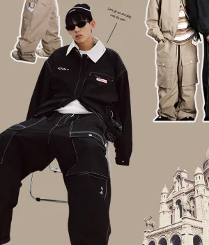 QLEO White Collar Snow Pant