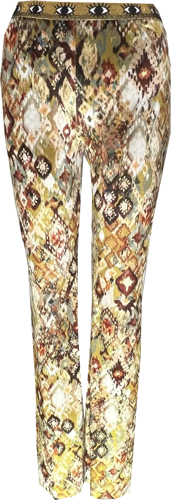 "Mosaic" Velvet Bootleg Pants