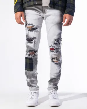 "VANDAL" DENIM (BLACK BLEACH WASH)