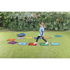 Rainbow 1-24 Number Mini Outdoor Mats pk 24