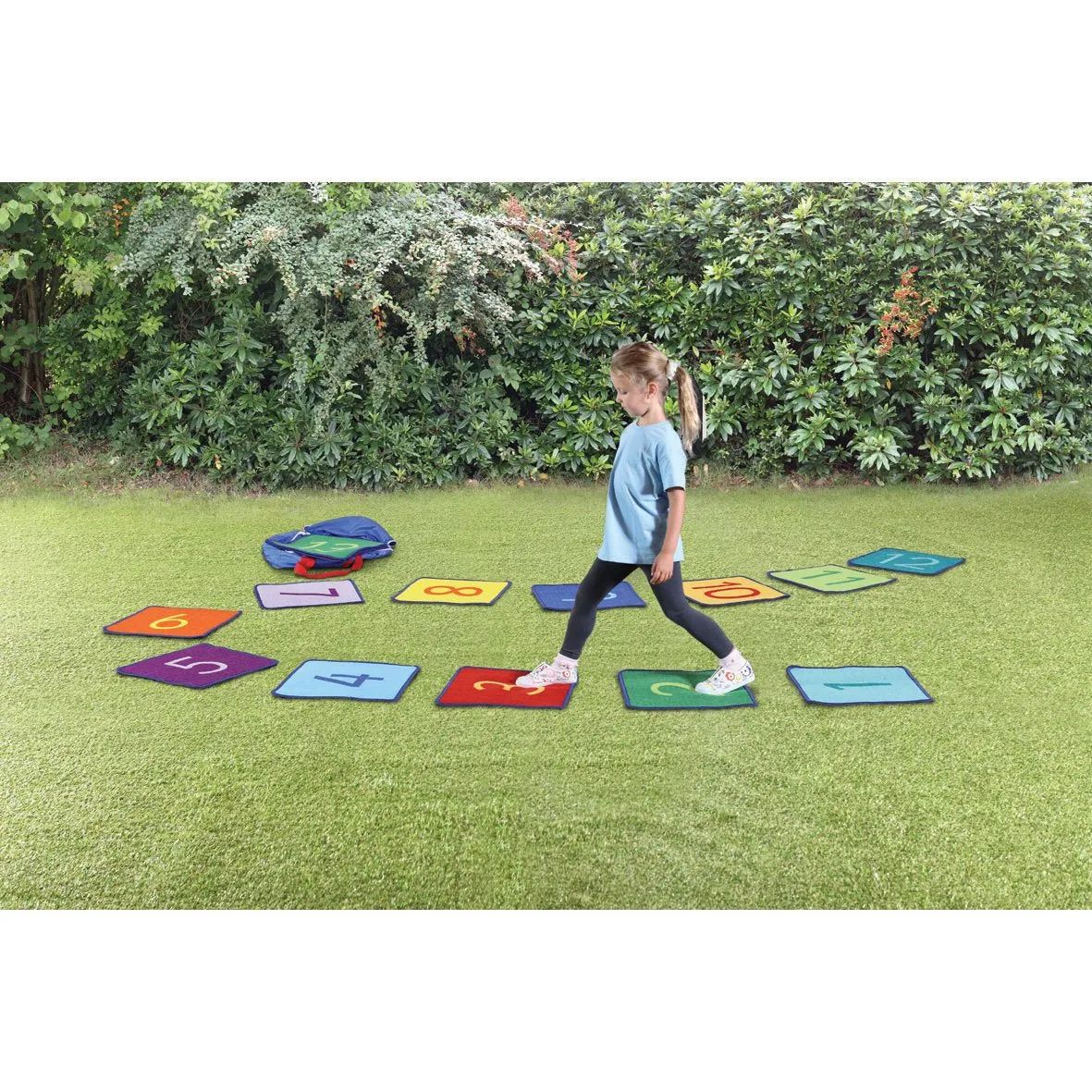 Rainbow 1-24 Number Mini Outdoor Mats pk 24