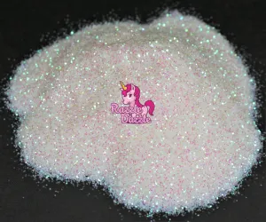 Razzle Dazzle Snow Angel White glitter with Pink Reflections, Epoxy Resin, Slime Decoration, Tumbler Decorations| Glitters Sparkles Silicone molds, Holographic Glitter